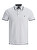T-shirt polo da uomo JJEPAULOS Slim Fit 12136668 White
