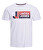 Tricou pentru bărbați JCOLOGAN Standard Fit 12228078 White
