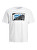Pánske tričko JCOLOGAN Standard Fit 12242492 white