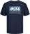 Pánske tričko JCOLOGAN Standard Fit 12253442 Navy Blazer
