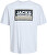Tricou pentru bărbați JCOLOGAN Standard Fit 12253442 White