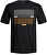 Tricou pentru bărbați JJCYRUS Standard Fit 12247810 Black