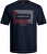T-Shirt für Herren JJCYRUS Standard Fit 12247810 Navy Blazer