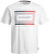T-Shirt für Herren JJCYRUS Standard Fit 12247810 White