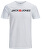 Pánske tričko JJECORP Slim Fit 12137126 White