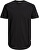Pánské triko JJENOA Long Line Fit 12113648 Black