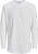 Pánské triko JJENOA Long Line Fit 12190128 White Relaxed
