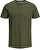 Pánske tričko JJEORGANIC BASIC TEE 12156101 Olive Night SLIM