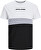 Herren T-Shirt JJEREID Standard Fit 12233961 White