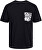 Herren T-Shirt JORLAFAYETTE Standard Fit 12250435 Black