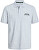 Tricou polo pentru bărbați JJEJOSH Standard Fit 12247387 White Melange
