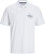 Tricou polo pentru bărbați JJFOREST Standard Fit 12248621 White