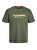 T-Shirt für Herren JJALVIS Standard Fit 12256803 Kombu Green