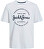 Pánske tričko JJFOREST Standard Fit 12247972 White