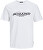 Pánske tričko JORARUBA Standard Fit 12255452 Bright White
