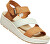 Dámske kožené sandále ELLECITY 1027273 leather/clearly aqua
