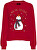 Női pulóver  ONLYDA Regular Fit 15270956 Urban Red SNOWMAN