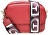 Dámska kožená crossbody kabelka RC1751 Rosso