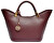 Damenhandtasche aus Leder RM3148 Vino