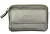 Kožená mini peněženka-klíčenka 7483 A silver/gold