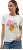Damen-T-Shirt VMIFACEY Relaxed Fit 10306773 Snow White PINK FACE