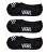 3 PACK - kotníkové ponožky CLASSIC CANOODLE Black/White