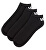 3 PACK - členkové ponožky Classic Low Black