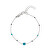 Bracciale in argento con perline di apatite AL4099-Argento-Apatite