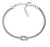 Elegantní stříbrný náramek Love Knot BRNOAMBB1