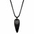 Collana nera di design Triangle Noir Ferro AZ-NL003-B-070