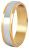 Dámský bicolor prsten z oceli SPD05