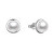 Elegantné strieborné náušnice s perlami AGUP2685P