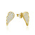 Vergoldete Ohrringe Engelsflügel AGUP2610-GOLD