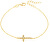 Vergoldetes Armband mit Kreuz AGB580/21-GOLD
