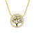 Vergoldete Silberkette mit Baum des Lebens AGS360/47-GOLD