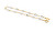 Elegante bracciale bicolore placcato oro AGB605