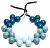Originale Halskette SEASON Blu Tourmaline Azzurro C206SEAS-011
