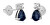 Luxus fehérarany fülbevaló cirkónium kövekkel 14/815.791/17Z