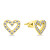 Minimalistické náušnice zo žltého zlata EA978YAU