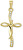 Originálne krížik zo žltého zlata 249 001 00471