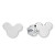 Stilvolle Ohrringe aus Weißgold Mickey Mouse 231 001 00656 07