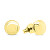 Goldene minimalistische Ohrringe EA103YAU