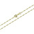 Arany női karkötő Lambáda 18 cm 261 115 00273
