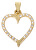 Zlatý prívesok Srdce s čírymi kryštálmi 249 001 00462