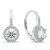 Eleganti orecchini in argento con zirconi LME290