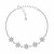 Bracciale raffinato in argento Stelle con zirconi BRC156W