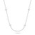 Jemný stříbrný náhrdelník s Majorica perlami NCL141W