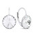 Gyönyörű ezüst fülbevaló átlátszó cirkónium kövekkel EA372W