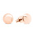Minimalisti orecchini placcati in oro rosa EA103R