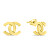 Minimalistische vergoldete Ohrringe World Icon EA1017Y